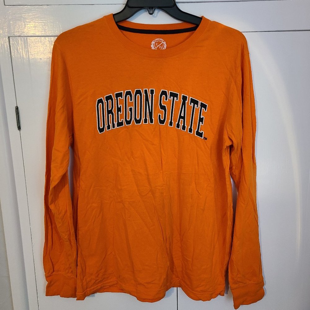 100% Cotton Oregon State Long-sleeve Tee (M)